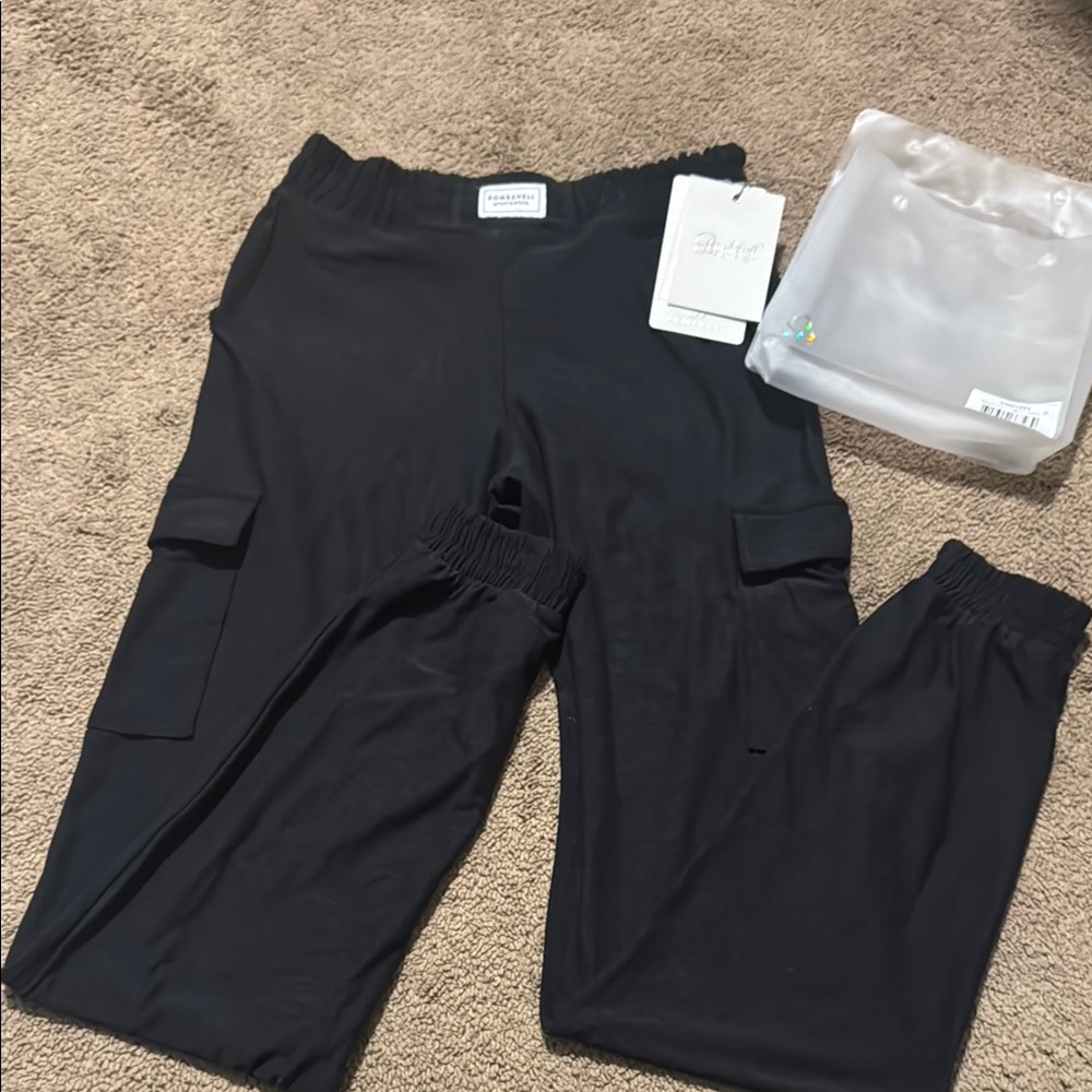 Bombshell Sportswear Black Track Pants